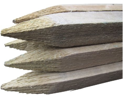 Suregreen 90cm Tree stakes (25 pack) 25x25mm square wood,pointed.0.9m/ 3ft / 3' garden post