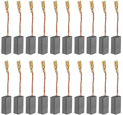 20-teilige Carbon-Motorbürsten, Kohlebürsten Motorkohlen, Kohlebürsten Kohlestifte 100 Elektromotor-Carbonbürsten Carbonbürsten zur Motorreinigung, 5 mm x 8 mm x 16 mm