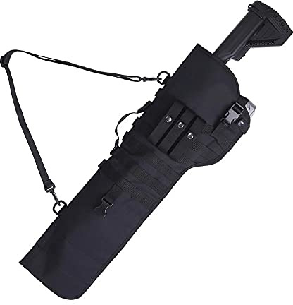 ACEXIER Fusil Tactique étui de Chasse assaut Militaire Arme Longue Couteau Sac Pistolet étui de Transport d'épaule Multifonction Noir