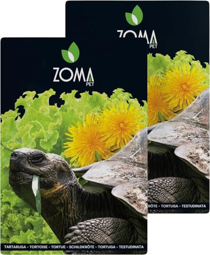 ZOMA Mix Semi Per Tartarughe Di Terra 6 erbe con Tarassaco Trifoglio e Lattuga, Nutrizione Ottimale per Tartarughe di terra (2 Buste 30 gr)