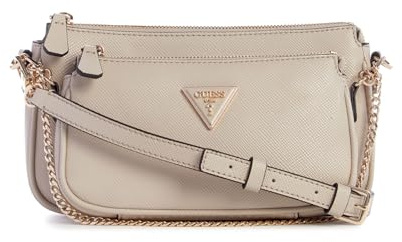 GUESS Damen Schultertasche gemischt Farbsortierung taupe-37