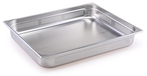 GN Behälter Gastronorm 2/1 Edelstahl perforiert (100 Millimeter)