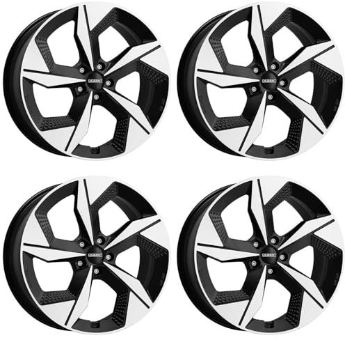 4x Dezent Felgen Alufelgen AO dark 8.0Jx19 ET45 5x112 kompatibel mit Volkswagen Beetle Eos Golf Jetta Passat Phaeton Arteon Beetle ID.