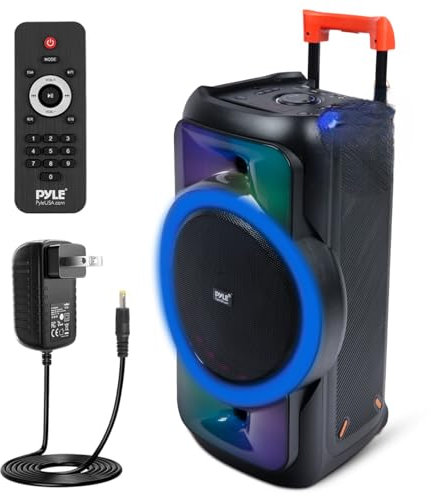 Pyle Cassa Bluetooth Potente 160 Watt, Sistema Stereo Wireless, Altoparlante Bluetooth Portatile con Bassi Potenti e Alti Chiari, Design Robusto