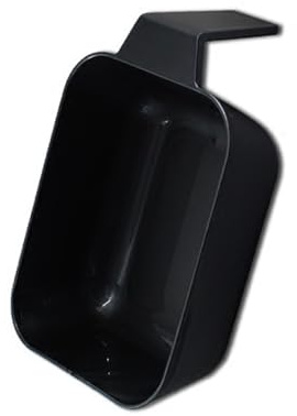 TOVINANNA Ciotola Per Tinta Con Manico Ciotola Plastica Per Mischiare Strumento Professionale Per Colorazione Dei Per Uso Domestico e Saloni Nera