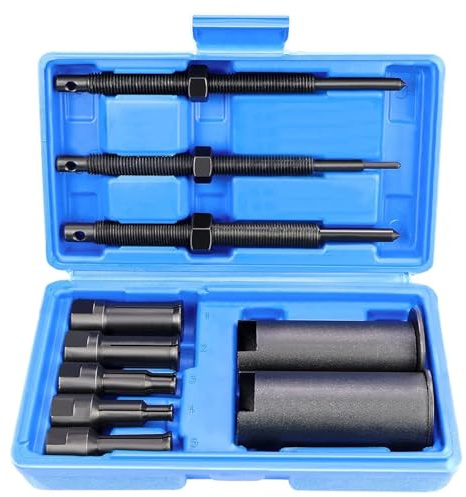 INREPRO Kit Estrattore per Cuscinetti Interni per Moto 9-23 mm, Set di Strumenti per la Rimozione di Estrattori per Cuscinetti Interni con Clip Aperte di 5, per Cuscinetti Biciclette