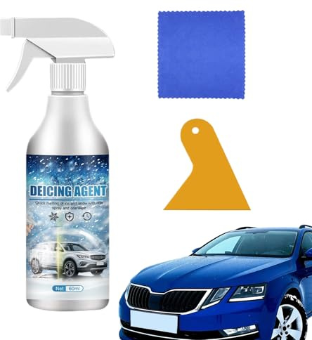 YNPQTDS Spray descongelador de Coche, Agente antihielo para automóviles, Agente descongelante para Parabrisas, Ventanas, Puertas, congeladores, refrigeradores, refrigeradores, cerraduras