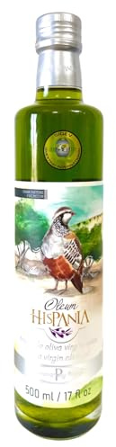 Oleum Hispania | Aceite de Oliva Virgen Extra Nature Premium Picual Sin Filtrar Edición Limitada - Botella de vidrio 500 ml.