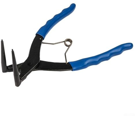 Besttoolifes 90 Degree Bent Tip Internal Circlip Pliers, Long Reach Snap Ring Pliers for Tight Spaces, Alloy Construction for Mechanical Repairs and DIY Projects