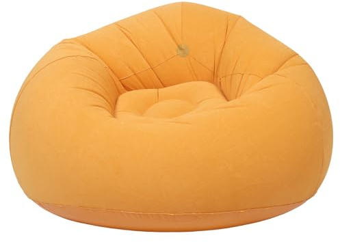 ORFOFE Aufblasbarer Outdoor Sitzsack Sofa Beflockt Wetterbeständig Kompakt Faltbar Lounge Luftsessel für Camping Terrasse Picknick und Reisen Ergonomisch für Erwachsene