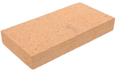 Sosoport Ladrillo Refractario de Arcilla Aislante 23x11,4x4 Cm para Estufas de Leña y Hornos de Pizza, Resistente a Altas Temperaturas, Protección Térmica y Reemplazo para Chimeneas