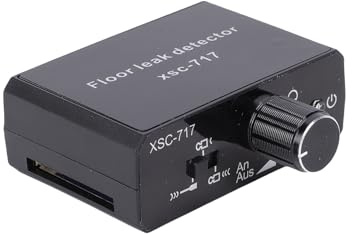 Asixxsix Rilevatore di Perdite D'acqua Wireless, Rilevamento di Perdite di Tubi con Amplificazione del Suono con Doppia Sonda, Batteria Ricaricabile per Tubi di Plastica, Cemento, (Spina europea)
