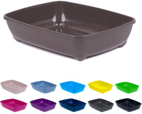 XXL Katzentoilette Schalentoilette 57 cm anthrazit