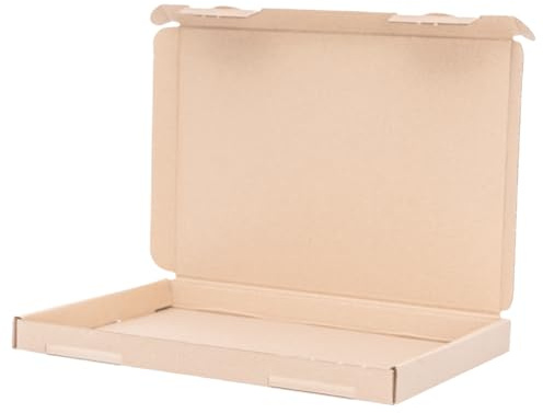 50 x Großbriefkartons 230 x 160 x 20 mm Braun - Marken-Qualität von OfficeKing®