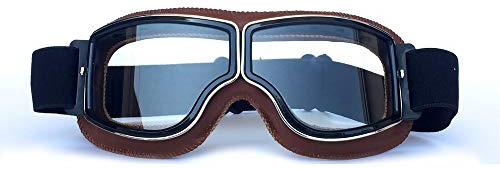 HONCNMAX Lunettes de moto pour casque de motocross - Lunettes de sécurité pour moto tout-terrain, BMX, VTT, course hors route, ski, snowboard - Protection contre le brouillard, le vent, les UV - Adulte