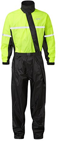 JDC Motorcykel Vattentät Regndräkt Över Kostym 1PC - Shield - XL - Lång benlängd