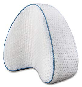 EVERGREENWEB Beinkissen | Ergonomisches Kniepolster für besseres Schlafen | Knieschoner aus Memory-Foam | Beinauflagekissen für Seitenschläfer | Kissen zur Reduzierung von Schlafschmerzen