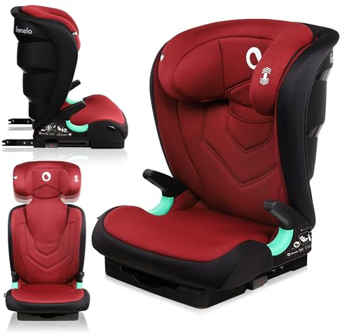 LIONELO Neal Kindersitz 15-36kg, Isofix, Seitenprotektoren, Kennzeichnung | i-Size, 3-fach verstellbare Rückenlehne, Höhenverstellbare Kopfstütze, Belüftungssystem