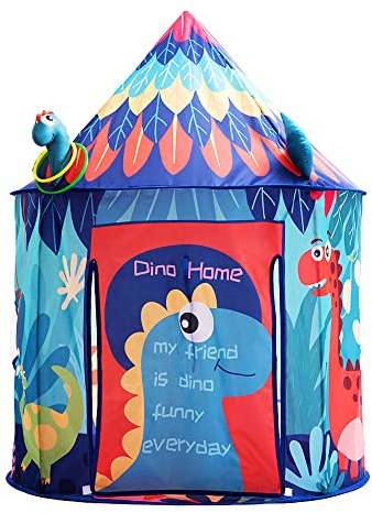 Benebomo Tienda de campaña de Dinosaurios,Tienda campaña Infantil,cabaña Infantil de de dragón para niños, Casitas de Tela en Interiores y Exteriores