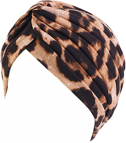 WULIQIUQIU Women's Turban Head Wrap Cancer Chemo Beanies Cap Hair Loss Hat | Soft Lightweight Chemo Headwear Cap, Pre-tied Turban Beanie for Hair Loss Patients & Daily Sleeping Wear