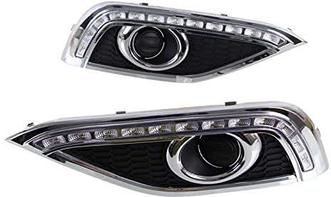 Luci Antinebbia Anteriori 2Pcs DRL Indicatore di Direzione della Lampada per CRV 2012 2013 2014 Luci di Marcia Diurna A LED Car-Styling