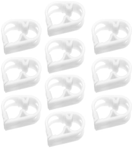 ECSiNG 10pcs Adjustable Tube Clamp PP Tubing Clamps Pipe Clamps Water Flow Control Clip Adjustable Tube Clam for Control Flow of Liquid in the Pipe Fit for 6-12mm Tube