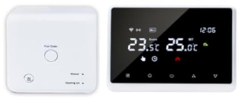 Pojedehy Tuya WiFi Smart Thermostat Switch Temperature Controller for Gas Boiler Water Heating for Home(White)