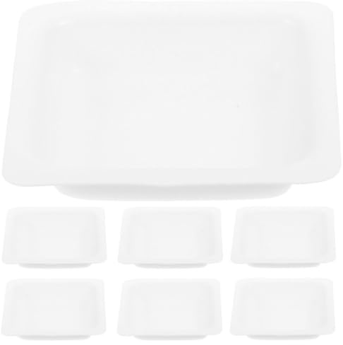 PLAFOPE 50pièces Coupelles De Pesée Laboratoire Plastique Plateaux De Pesée Empilables Pour Poudre Et Liquide Usage Professionnel