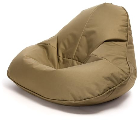 Ecopuf Frog - Puff Fåtölj Tobakssäck - Puff Fåtölj Inomhus & Utomhus - Slitbeständig Sittsäck Sittsäck - Sittpuff Fyllning Polystyren - Sittsäck Dubbel Dragkedja