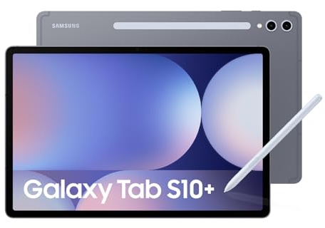 Samsung Galaxy Tab S10+ Tablet Android 256 GB 31,5 cm 12.4 Dynamic AMOLED 2X 2800 x 1752 microSD-Steckplatz Mondsteingrau [Version Polnische]