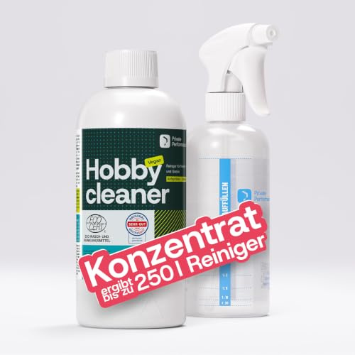 HOBBYCLEANER Profi-Allzweckreiniger ECOCERT für Auto & Freizeit 500 ml | Für Kfz, Wohnwagen, Kunststoffelemente, Polster und Gartenmöbel • Bis zu 250 Liter • ECOCERT, vegan, Dermatest sehr gut