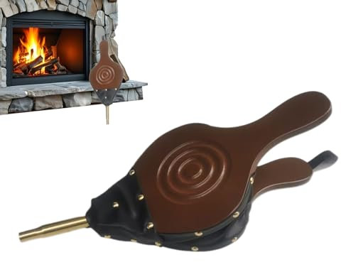 Soffiatore per barbecue | Soffietto per in legno con cinghia, soffietto portatile in legno manuale | Soffietto portatile per per campeggio, escursionismo, picnic