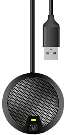Diogeynu Omnidirectional Condenser Microphones Flat Appearance Mic USB Plug Noise Cancelling High Sensitivity Mic