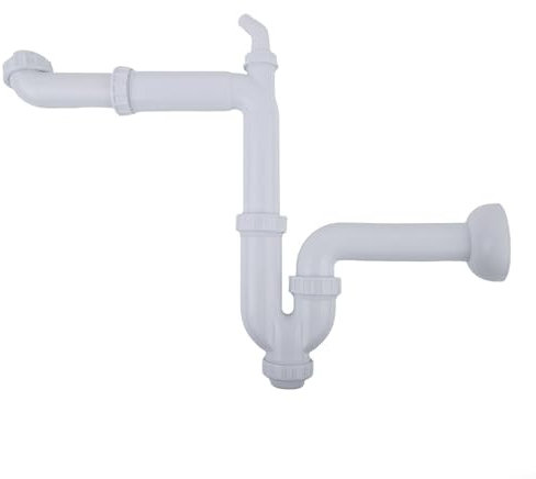 Tuyau de vidange flexible en U pour un débit d'eau efficace et une optimisation de l'espace de cuisine 40 mm