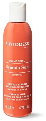 Shampooing SYMBIO SUN - Soin Cheveux Exposés au Soleil, Naturels ou Colorés 200ml - Hydratation et éclat