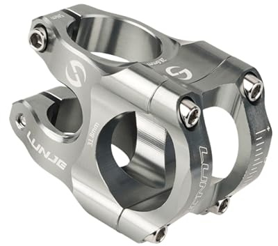 goucrro Fahrradvorbau 31,8 Vorbau 35 mm kurzer Lenker Vorbau Leichter Vorbau aus Aluminiumlegierung für die meisten Fahrräder, MTB-Rennräder (Titan)