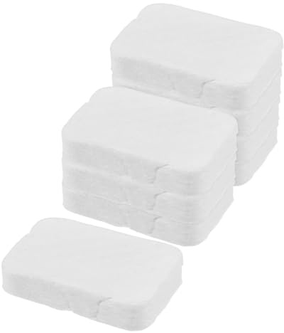 Healeved 8stücke Baumwoll-reinigungspads für Gesicht Kosmetik-poliermittel Make-up-entferner Gesichtswasser-handtuch Wiederverwendbar Weiß Peeling-wattepad Gesichtspflege-tool