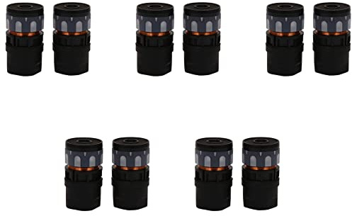 FOIJPPINP N-813 10 PZ Microfono A Cartuccia Microfoni Dinamici Capsula Centrale Microfono Universale Sostituisci Riparazione