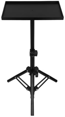 KAILIKETIY Trípode Proyector Portátil Ajustable Soporte de Pie Telescópico 30-50Cm de ABS y Hierro para Proyector y Dispositivos en Escritorio o Cama