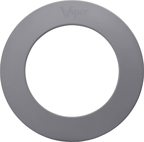 Viper Guardian Dartboard Surround Sisal/Bristle Steel-Tip Dartboard Wall Protector, Grey