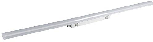Müller-Licht Feuchtraumleuchte Aquafix IP65, 4200 lm, 4000 K, mit integrierten LED, Durchgangsverdrahtung, mittig liegender Stromanschluss, Plastik, 46 W, weiß, 150 cm, 20300543