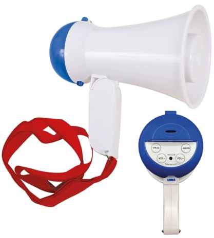 P'tit Clown-Megafono-16 cm, Colore Bianco, 84001