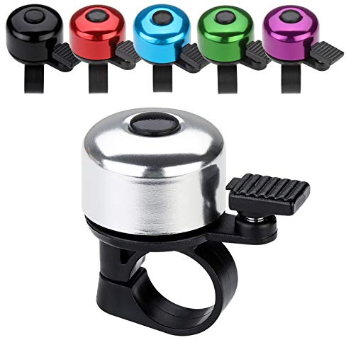 Paliston Campanello per Bicicletta Alluminio Campanello per Bici Argento