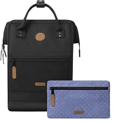 Cabaïa Rucksack Damen Adventurer Berlin 23L - Wasserabweisend | Laptopfach 15 · Handgepäck · Weite Öffnung · MOLLE-Taschen · Vegan zertifiziert · Langlebig