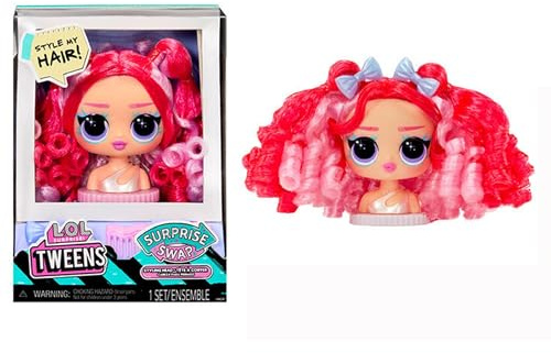 L.O.L. Surprise! Tweens Surprise Swap Serie - Styling-Köpfe mit tollen Haar-Accessoires und wunderschönem Haar - ideal für Kinder ab 4 Jahren,Mehrfarbig