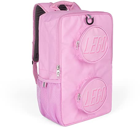 LEGO Unisex-Kinder Backstein Rucksack, Helles Pink, Einheitsgröße