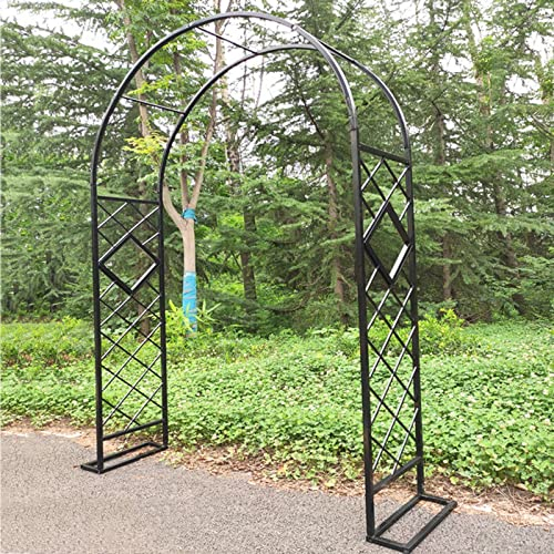 220x230x40CM Metall Rosenbogen Stabil Freistehend Torbogen 140x230x40CM 180x230x40CM 340x30x40CM Garten Bogen Rankhilfe Rankgitter Pergola Rosengestell Für Kletterpflanzen, Wetterfest Eingangsbogen (