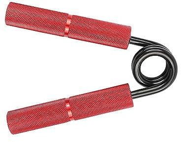 Qianly Handgriff Fingertrainer, Handgreifer, Krafttrainer, Unterarm Handtrainer, Handtrainer für Anfänger, Home Gym Fitness, rot 250 Pfund