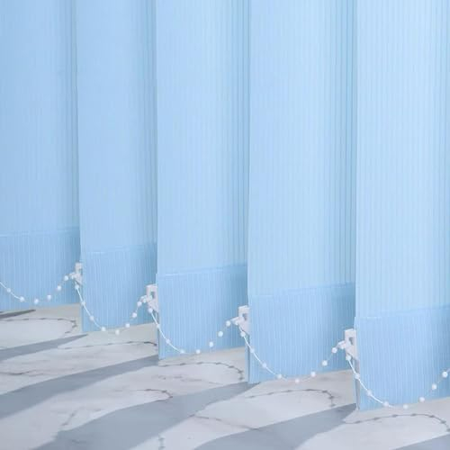 FENGSHOUU Lamellenvorhang Vertikaljalousie 98mm Lamellen Rollo,Vertikalanlage Schiebevorhang,Verdunkelungsjalousie,für Zuhause Büro,Viele Größen und Farben,Anpassbar,Breite×Höhe (140cm x 110cm)