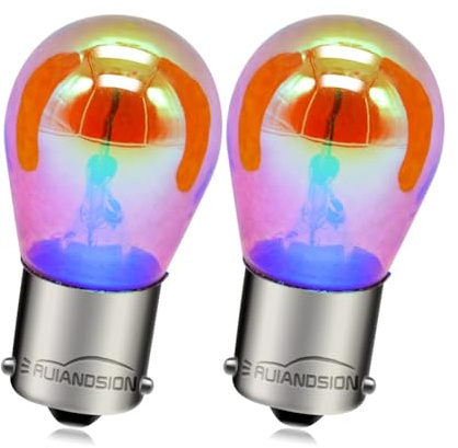 Ruiandsion 2 Stück BA15S 1156 21W Halogenlampen Rot Ohne Polarität